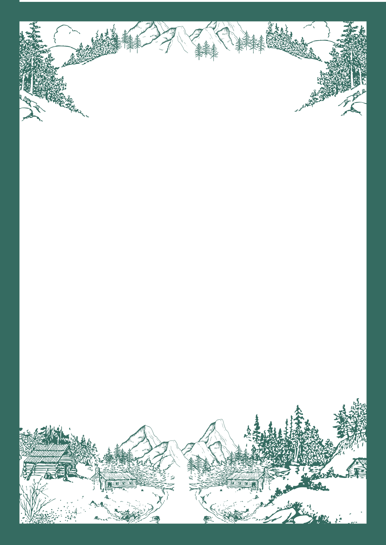 Green Modern Wedding Invitation card