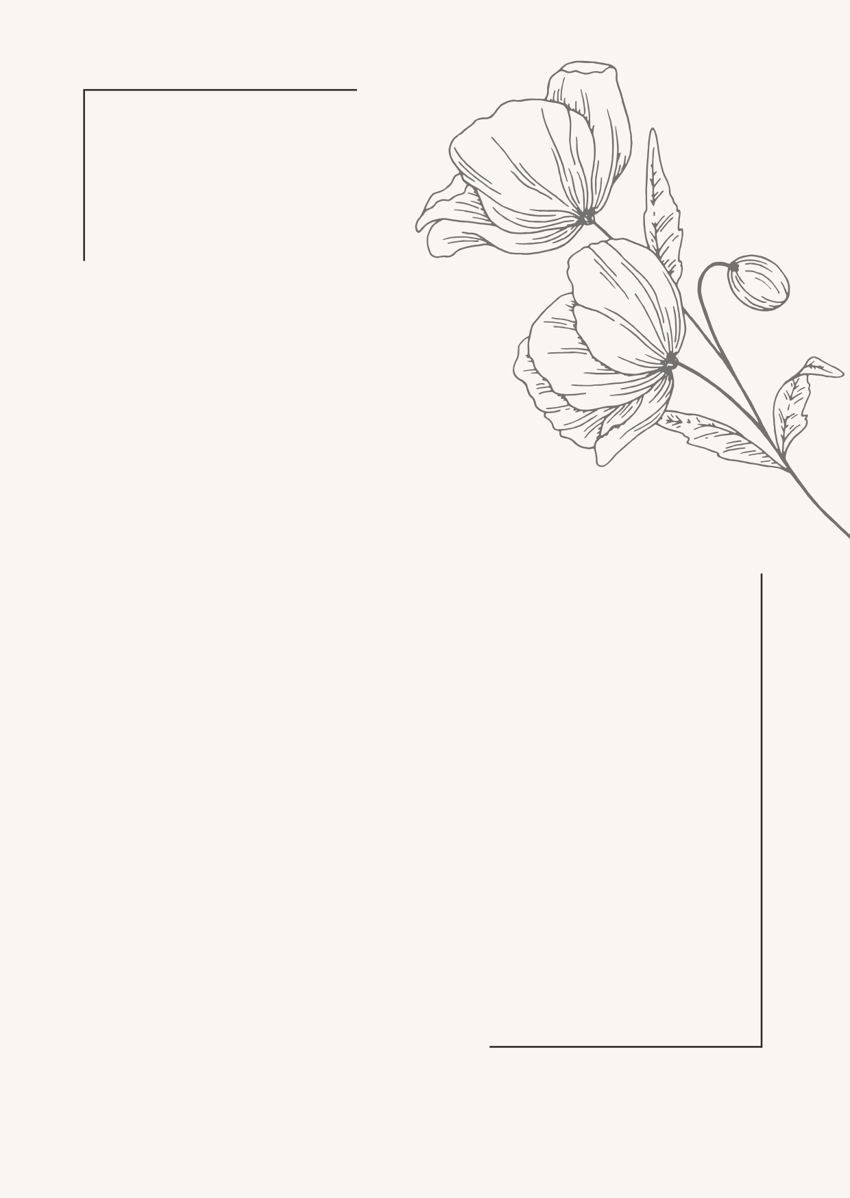 Beige Elegance Wedding Invitation